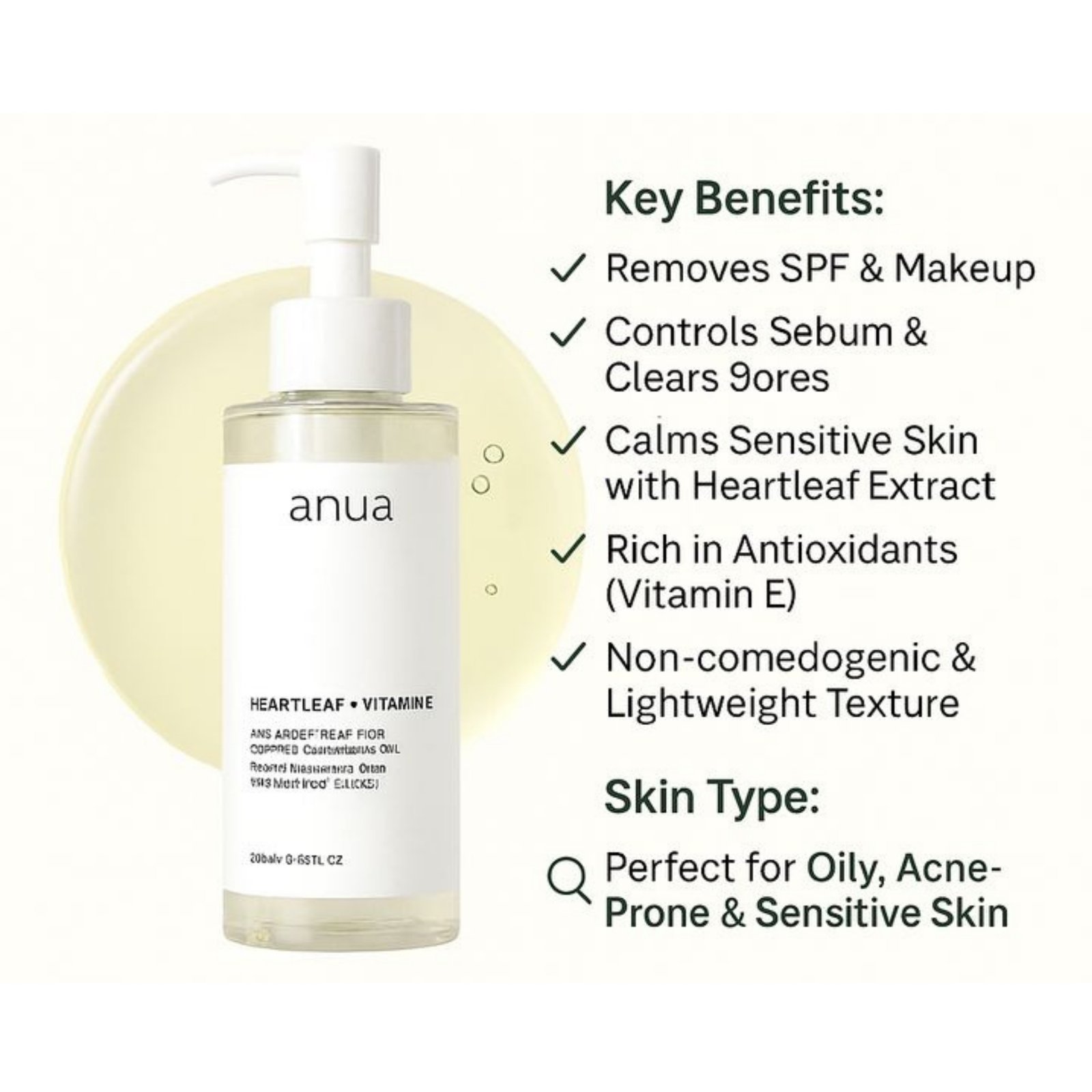 Anua - Heartleaf Pore Control Cleansing Oil 200ml - Image 4
