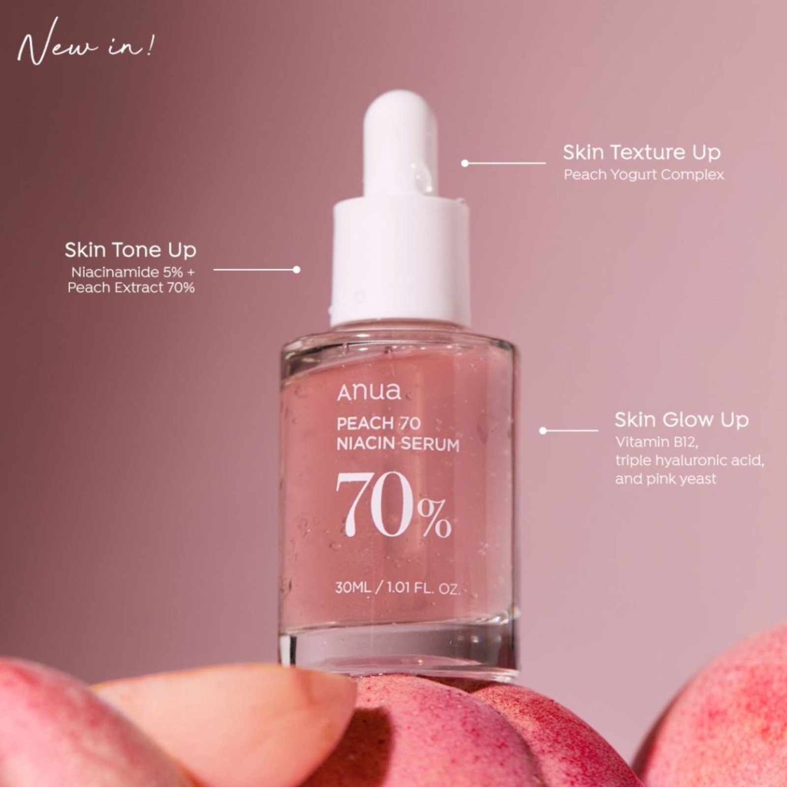 Anua Peach 70 Niacin Serum - Image 3