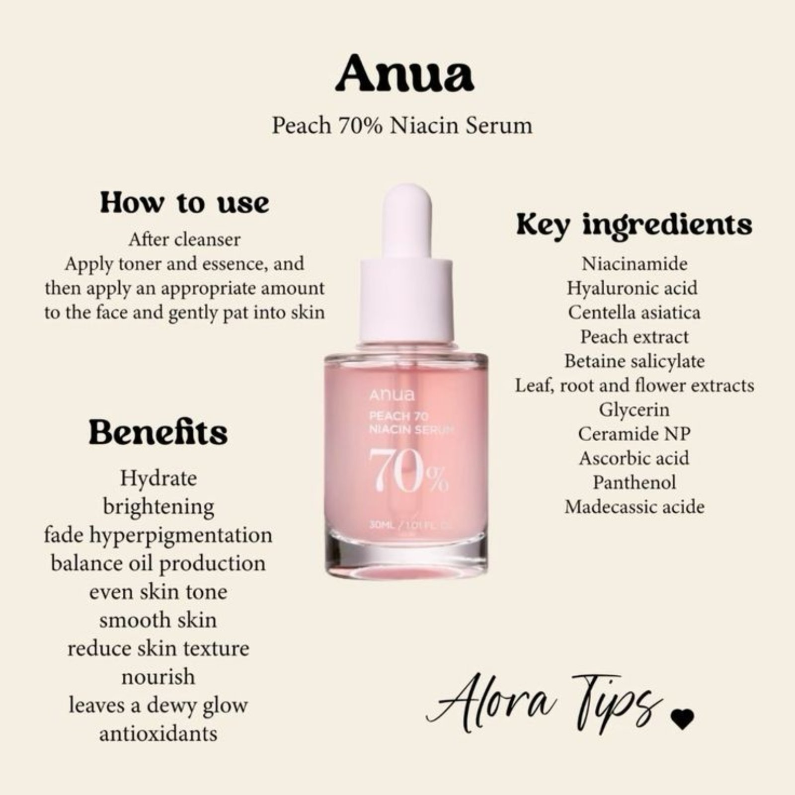 Anua Peach 70 Niacin Serum - Image 6