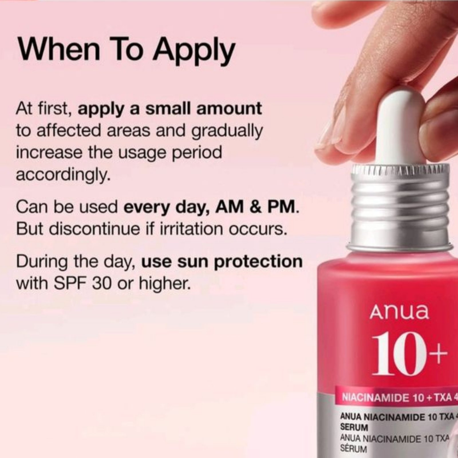 Anua Niacinamide 10% + TXA 4% Dark Spot Correcting Serum - Image 4